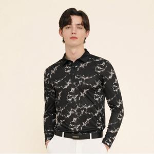 남성 그래픽 패턴 티셔츠(X1TLU1404BK)