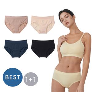 [BEST] 뱀부 베이직 삼각팬티 1+1_
