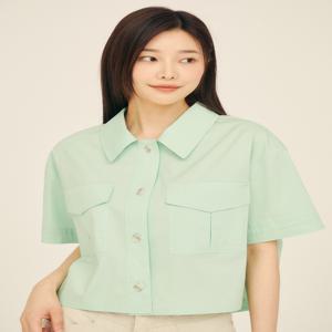 [JJ지고트]루즈핏 포켓 셔츠 블라우스GP5A0BL801