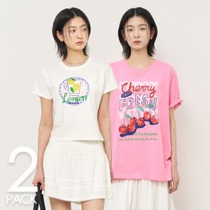 3번 [1+1] 후르츠 반팔티 2TYPE