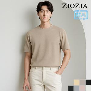 크루넥 반팔 니트 A (ABC2ER1103_A)