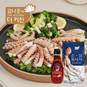 김나운 손질통낙지 280g(1팩 5미) X 5팩+매콤 낙지볶음 소스 1통