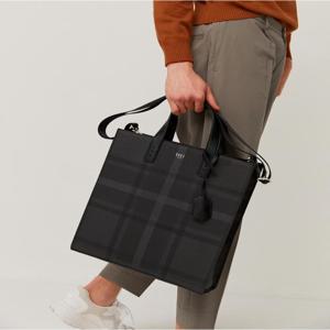 액세서리 [25SS] DBBA5E974BK [토트 백(M Size)][DAKS ESSENTIAL]에센셜] 블랙 타탄체크