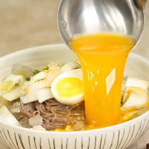 셰프애찬 단호박김치 1kg/팩+냉면 4인분(메밀면400gx2팩+육수340gx4팩)