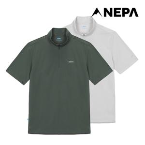 남성 아이스테크쉘 반팔 집업티셔츠 7K35433