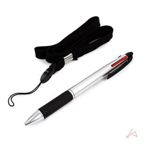 트라이던트 목걸이형 3색유성 1.0mm 435297 부드러운볼펜 3색볼펜 일본볼펜 펜텔볼펜 유성볼펜