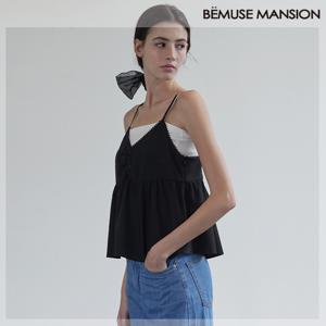 Jacquard hul bustier_Black