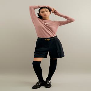 [럭키슈에뜨] 숄리드 숏 팬츠 LFPOA24200