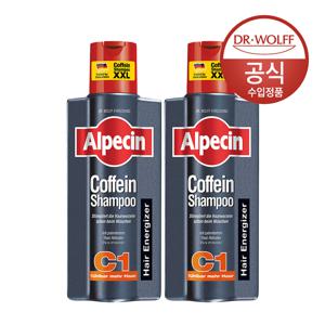 ★카페인 샴푸 C1 (모발 강화) 375ml x 2
