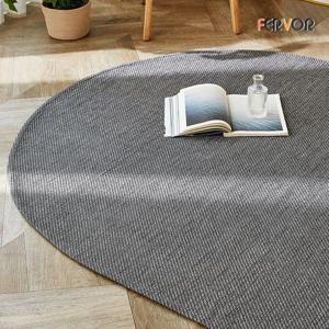 [퍼보]메종 사이잘룩 카페트 자가드 통풍 러그 원형170x230