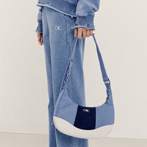 [오아이오아이컬렉션]데일리 데님 숄더 백 [BLUE]