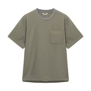 시어서커 반팔 티셔츠 3 L/KHAKI 0.0 1NUTSMU901LK