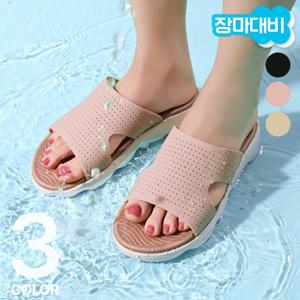 [브리치]  /  로넨 워터 젤리 슬리퍼 4cm (3컬러)