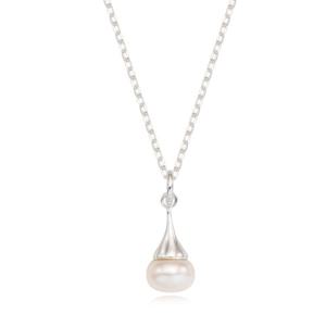 [sv925]Cone pearl necklace