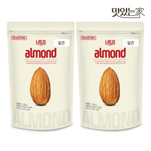 너트리 알큰사이즈 볶음아몬드 500g x 2개 미국산