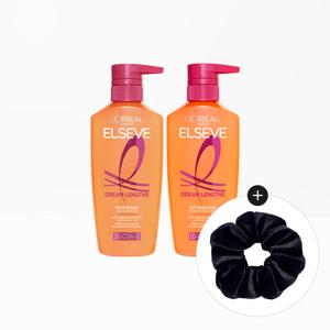 엘세브 드림랭스 샴푸 400ml / 컨디셔너 헤어팩 410ml 2개+스크런치(랜덤)