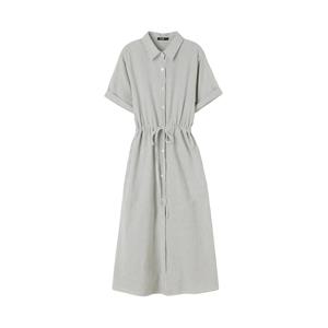[정가 89,900원]스트라이프 셔츠 롱원피스_AR2WO546