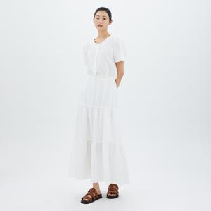 [정가 89,900원]밴딩 롱 티어드 스커트_AR2WS580