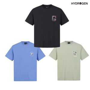 [하이드로겐] 유니 소로나 빅스컬 그래픽 반팔 티셔츠 H31D2TR721