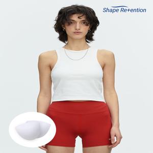 MNS SPANDEX TANK TOP IVORY _이너브라