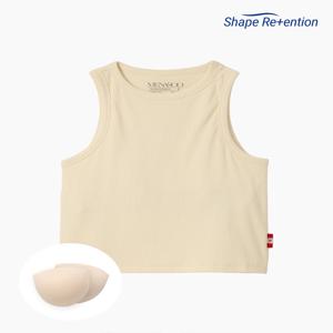 MNS SPANDEX TANK TOP CREAM_이너브라