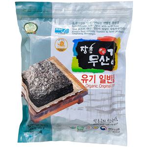 장흥무산김 생김 유기 일반김 100매