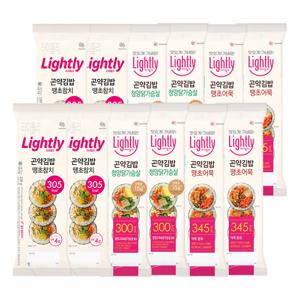 곤약김밥 220g 땡초참치 4개 + 청양닭가슴살 4개 + 땡초어묵 4개