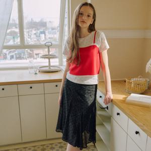 See-Through Dot Skirt VC2433SK305M