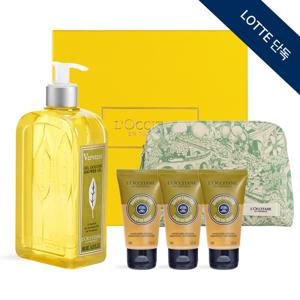 [롯데백화점](단독)(기프트) 버베나 샤워 젤 500ml 세트 (+리퀴드 솝 150ml+파우치)
