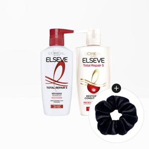 토탈리페어5 샴푸/컨디셔너 410ml 1+1+스크런치(랜덤)