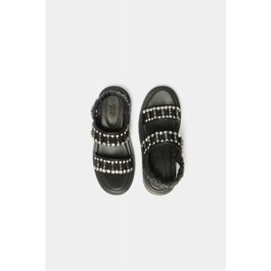 [정상가 398,000원] 쥬얼리 라인 샌들(black)_DG2AM25034BLK