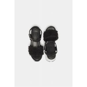 [정상가 358,000원] 플라워 스트랩 샌들(black)_DG2AM25026BLK
