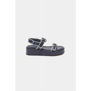 [정상가 348,000원] 라인 버클 스트랩 샌들(navy)_DG2AM25047NAY