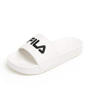 FILA 드리프터 남성 여성 공용 회사 사무실 발편한 스포츠 슬리퍼 실내화 화이트 1SM02591-920