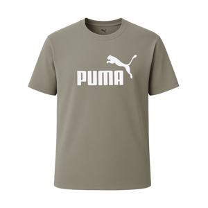 PUMA 에센셜 NO.1 로고 남성 반팔티 반팔 티셔츠 벨벳모스 682533-83