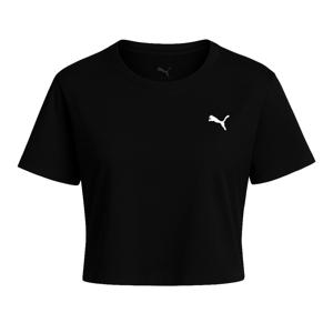 PUMA 에센셜 세미 크롭 여성 반팔티 반팔 티셔츠 블랙 629745-01