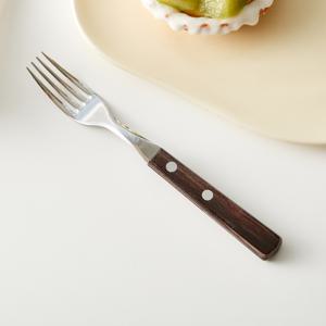 월넛 폴리우드 디저트 포크 174mm