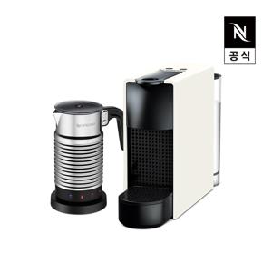 에센자 미니 C30 에스프레소 캡슐커피머신 화이트 + 에어로치노4