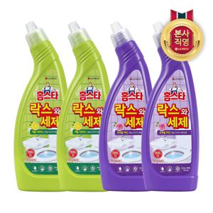 홈스타 락스와세제 750ml X 4개(후로랄2+허벌2)