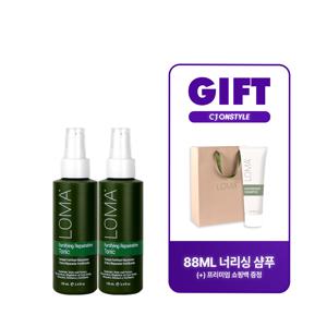 LOMA 포티파잉 토닉 100m 2통 + 너리싱 샴푸 88ml + 쇼핑백 1매