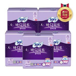 쏘피 볼록맞춤 오버나이트 12P 5개