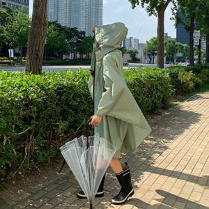 [브리치] 미즈큐즈 / 파우치SET 필드 오버핏 레인코드 우비 판초 후드 롱