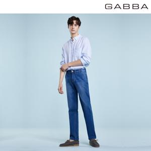[론칭가99,000원]라이크라 쿨맥스 블렌딩 슬림테이퍼드 데님 남자 1종(인디고)