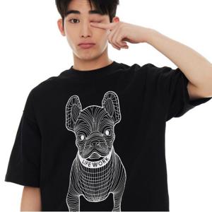 [라이프워크] 공용 빅라독 프린팅 반팔 티셔츠_LW245TS990