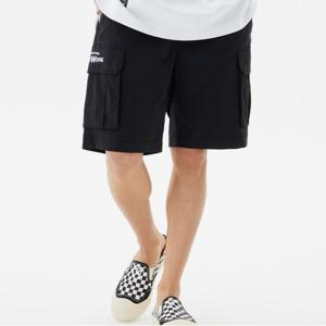 [라이프워크] 남성 베이직 로고 숏 카고 팬츠_LW242WS400