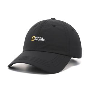 내셔널지오그래픽 N255AHA820 로고 경량캡 BLACK