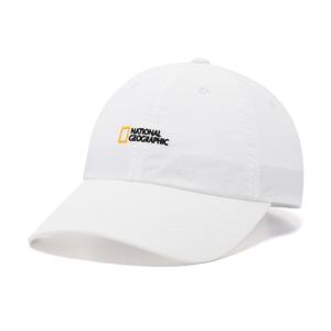내셔널지오그래픽 N255AHA820 로고 경량캡 WHITE