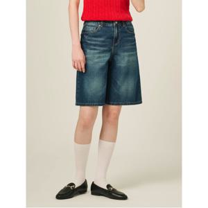 [25SS]A라인 데님 쇼트 팬츠  블루 (BF5425C05P)