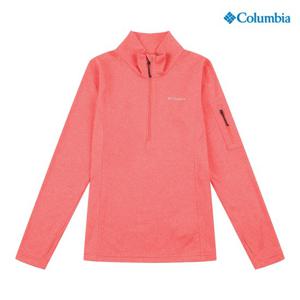 여성 파크 뷰 그리드 플리스 하프 집 C34AR5782614