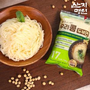 [산지명인] 100g당 17kcal 바로먹는 두부면 180g x 5팩 해썹인증